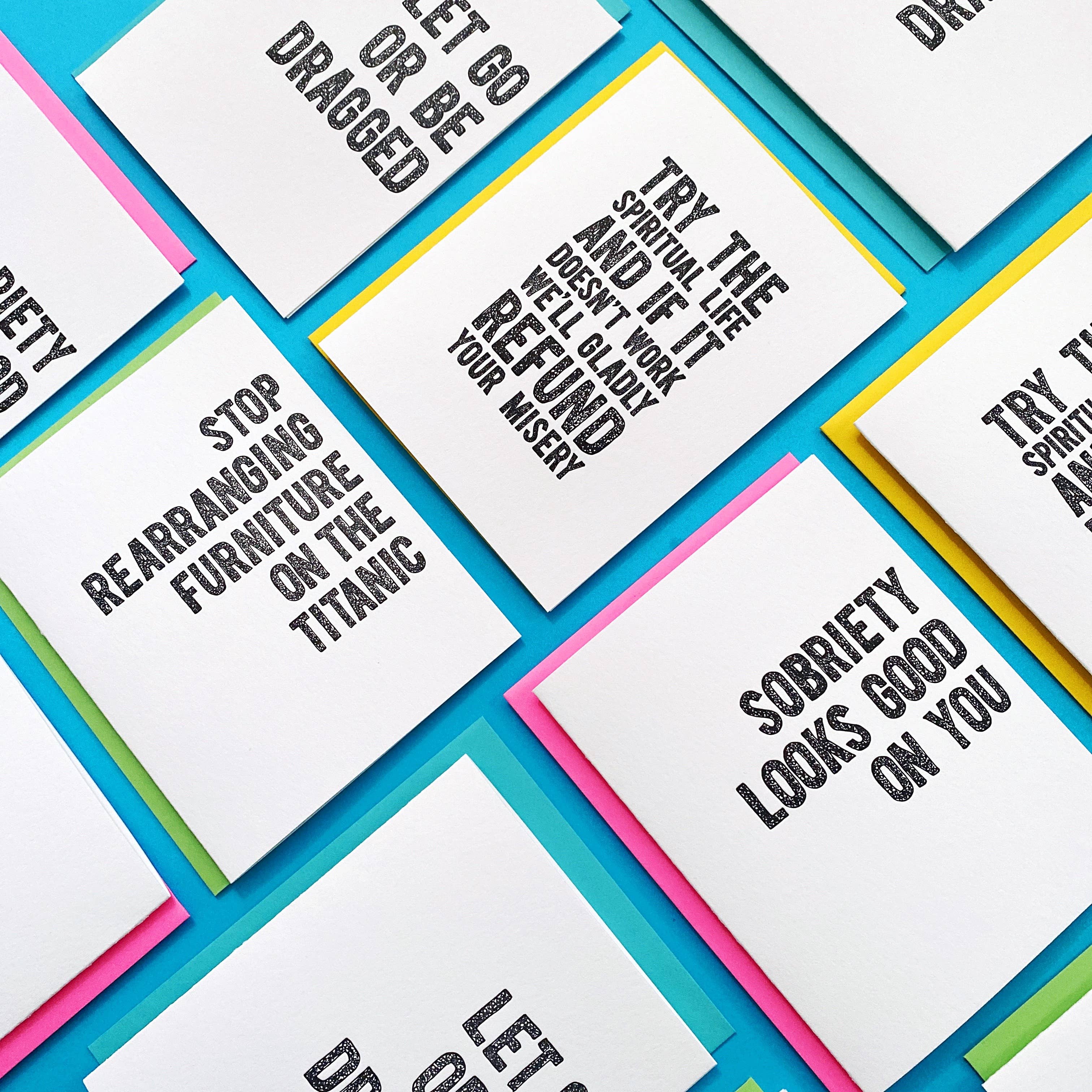 Richie Designs - Wholesale Encouragement Card - Spiritual Life - greeting card, sobriety card3