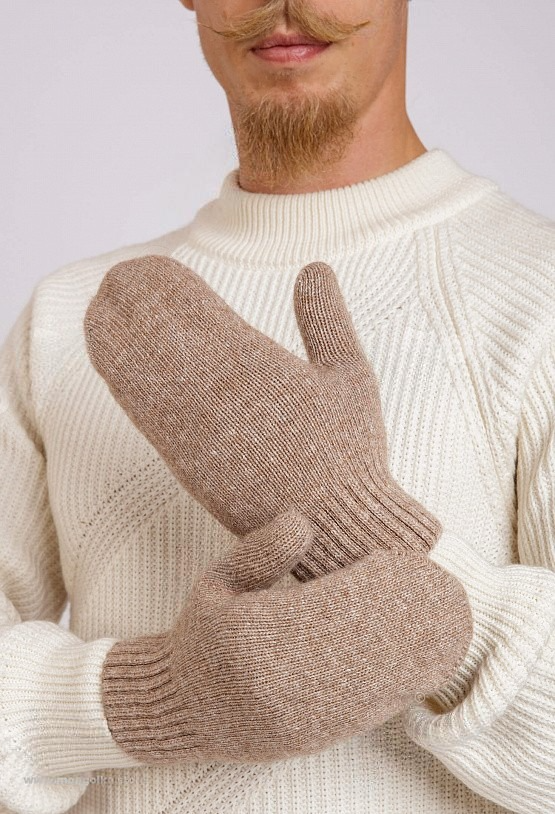 Mongulai - Wholesale Mittens - Women's - Brown Wool Adult’s Mitten3