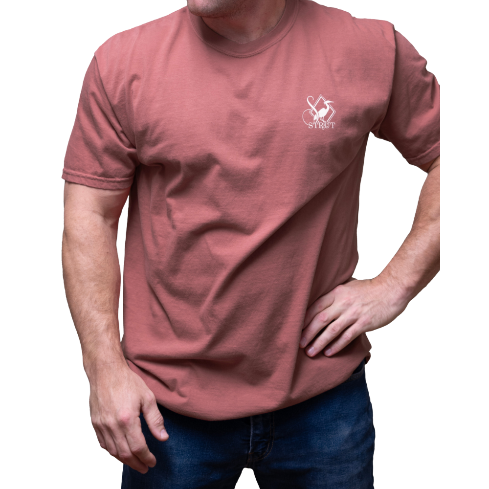 Mossy Oak Boykin Truck Nantucket Red Short-Sleeve T-Shirt for wholesale on Faire1