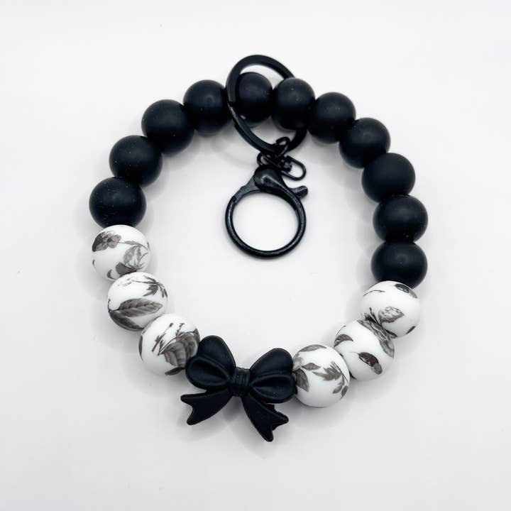 TrendyKeys – wholesale Nyckelringsarmband – Silikonpärlbågsnyckelringar1