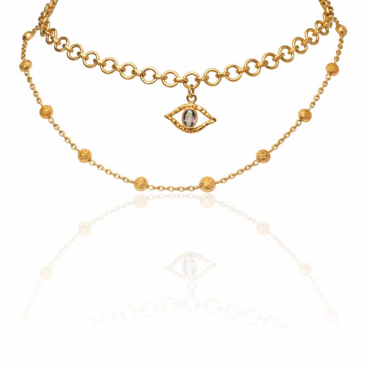 O Colar OLHO DE RÁ por atacado de The World Of INDAH