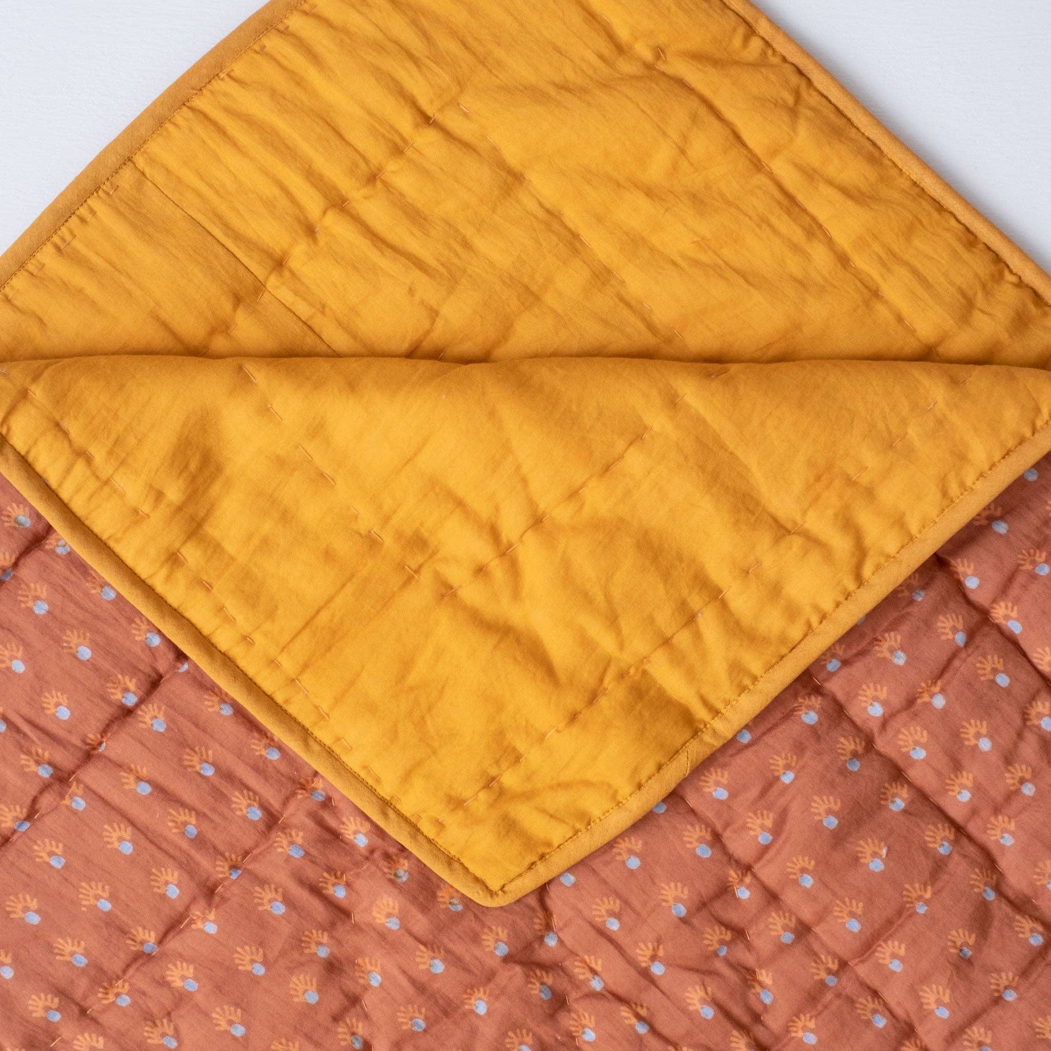 Graymarket Design - Wholesale Quilt - Kids & Baby - Aja Terracotta Tangerine Little Quilt2