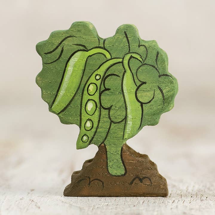 Handcrafted Wooden Green Peas Toy - Garden Collection and other Purchase Wholesale green peas. Free Returns & Net 60 Terms on Faire trending on Faire.