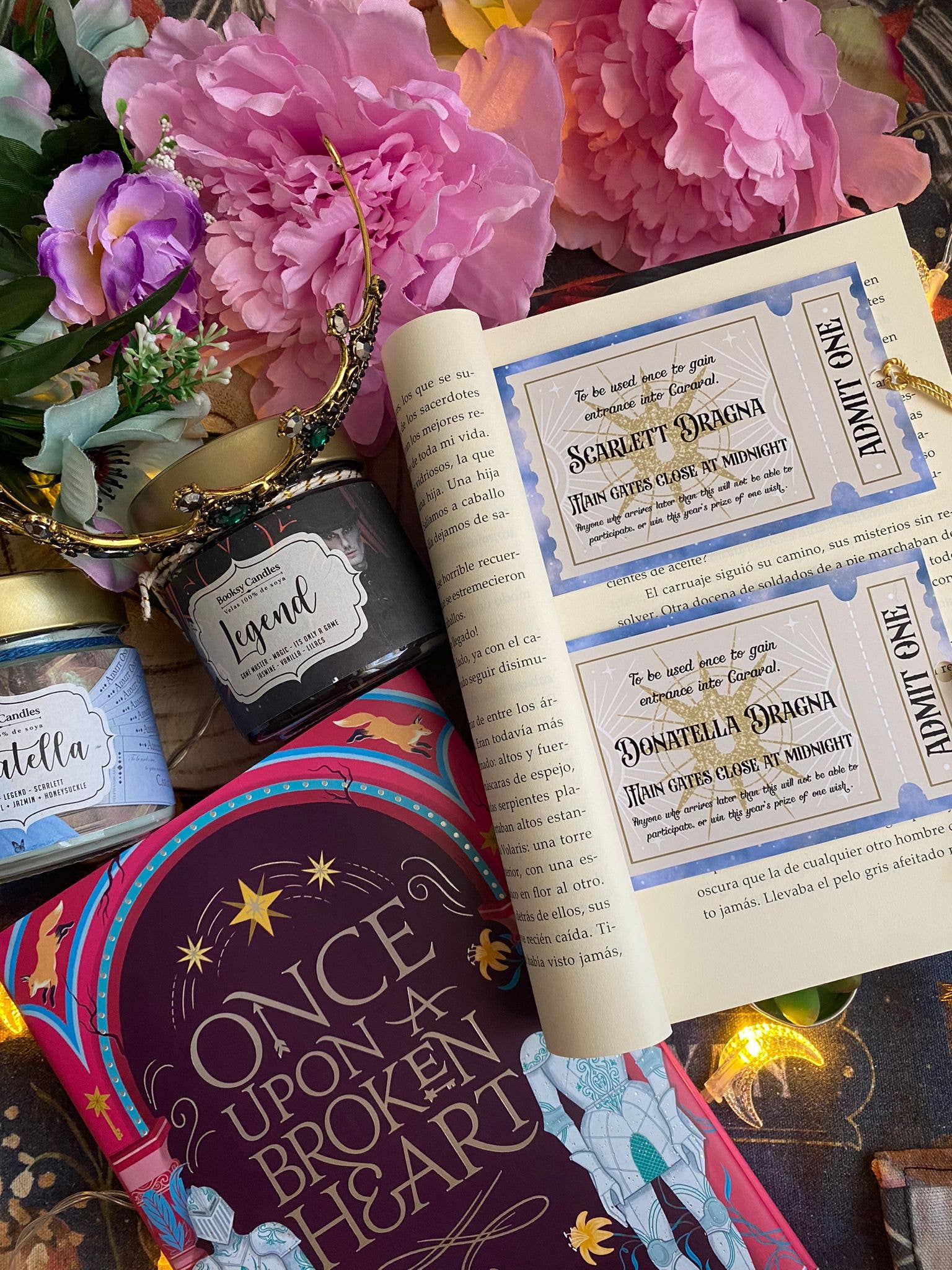 Alsace’s Art - Wholesale Bookmark - Tiquet Para Caraval: Set De Marcapáginas Personalizables1