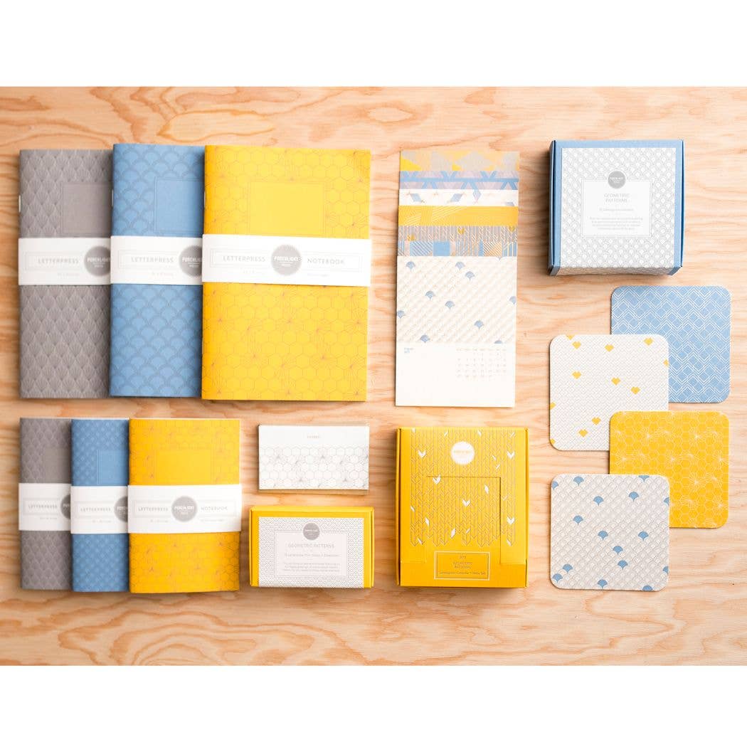 Porchlight Press Letterpress - Wholesale Notebook - Honeycomb Large Notebook2