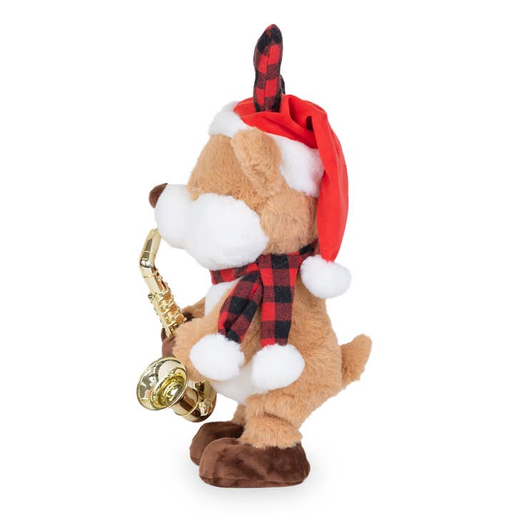 Cuddle Barn, Inc. - Wholesale Stuffed/Plush Toy - Kids & Baby - Jazzy Antlers (Animated Saxophone Musical Reindeer Plush Toy2