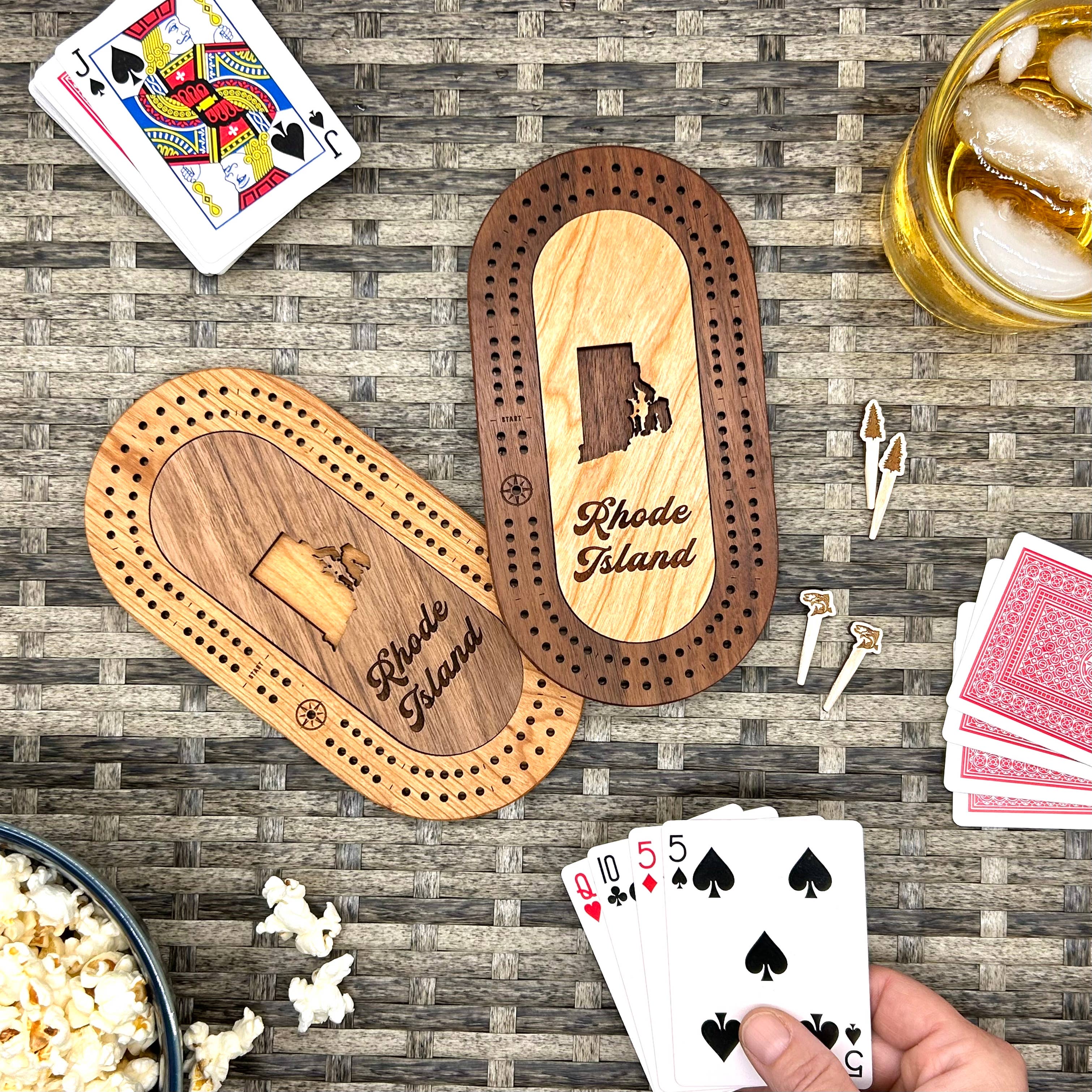 Cast & Carve - Venta al por mayor Juegos de mesa - Juego de minitablas de viaje de EE. UU., con pinzas personalizadas36