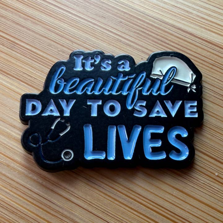 Es un hermoso día para salvar vidas-Grey's Anatomy-McDreamy para venta al por mayor de Scribble & Scroll