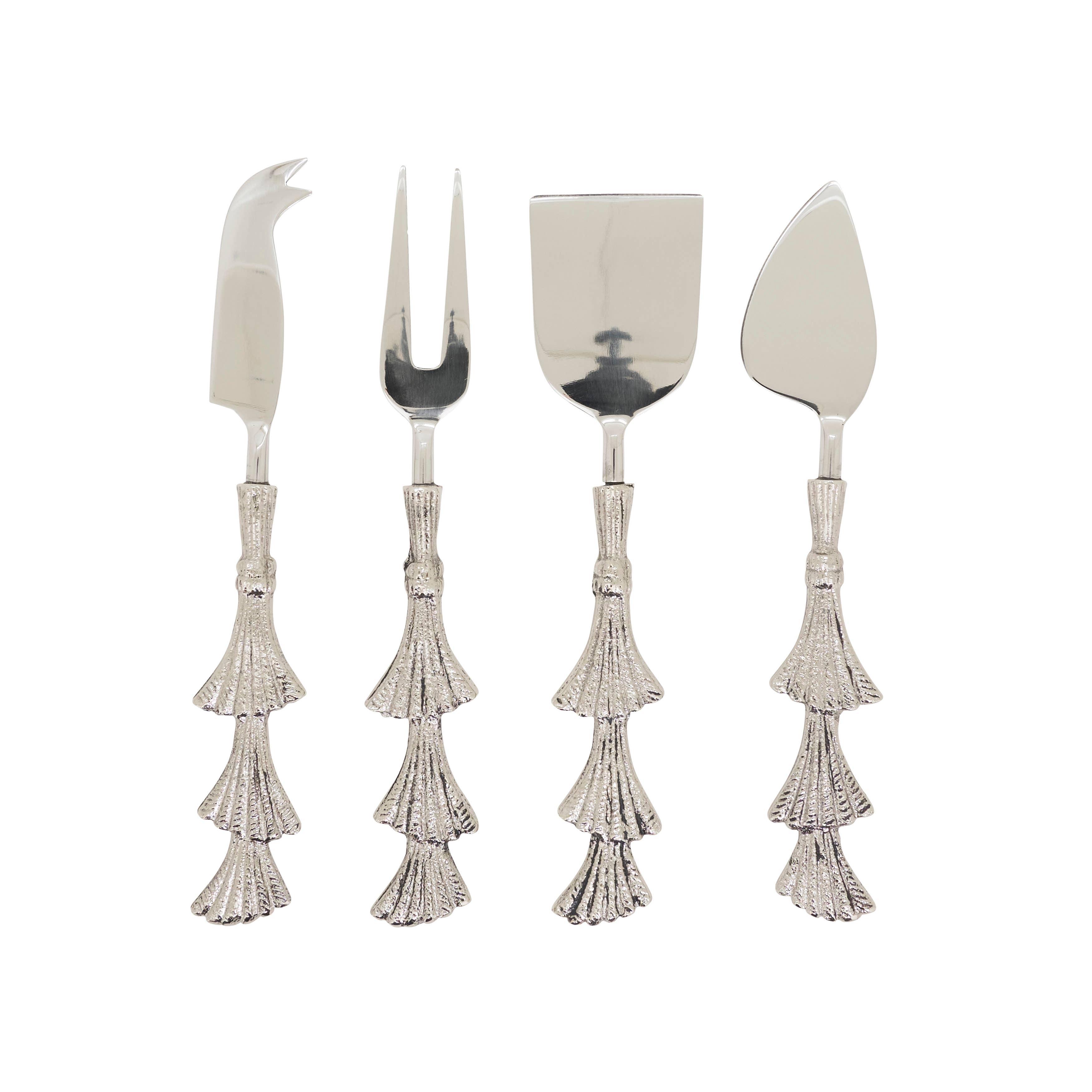 Saro Lifestyle - Wholesale Flatware Set - Festive Tree Cheese Cutlery2