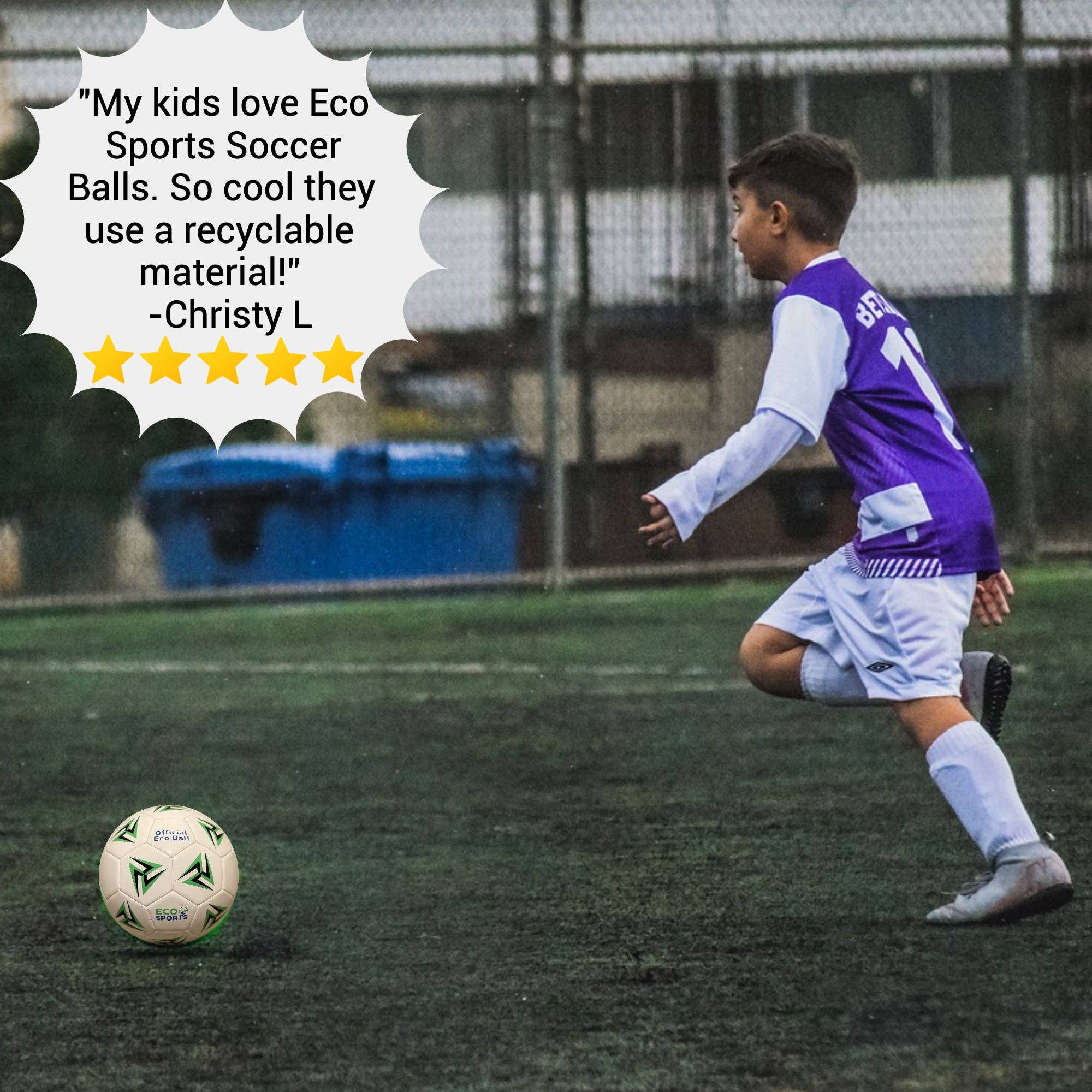 Eco Sports – wholesale Sportbollar – Barn – Miljövänlig fotboll storlek 45