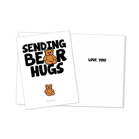 NOVITÀ! INVIO DI ABBRACCI DELL'ORSO! Carta con Ciondolo per Scarpe per la vendita all'ingrosso da parte di Sunny Marshmallow