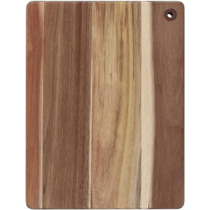 Planche de service en acacia avec œillet en cuivre pour la vente par Dexas