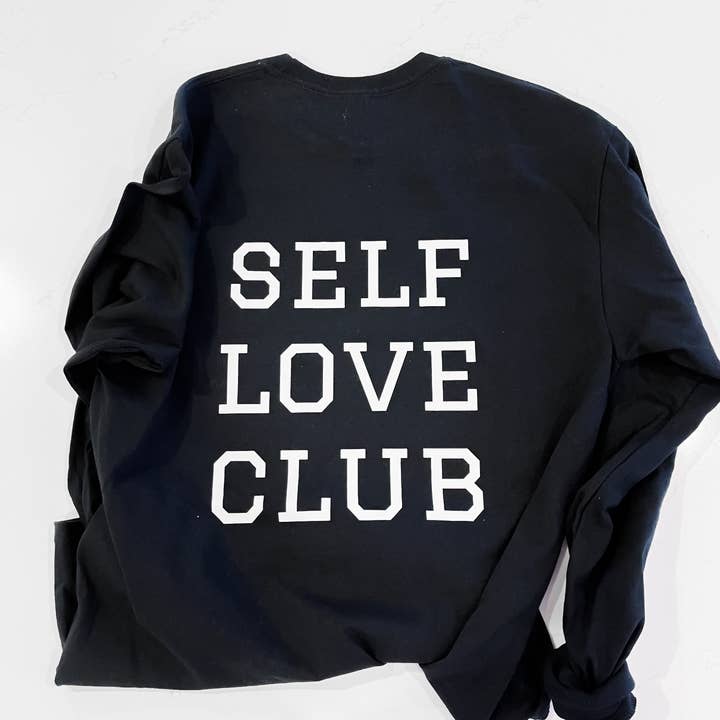 Camisa de manga larga Self Love Club Affirmation para venta al por mayor de Lauren Ann Boutique & Designs
