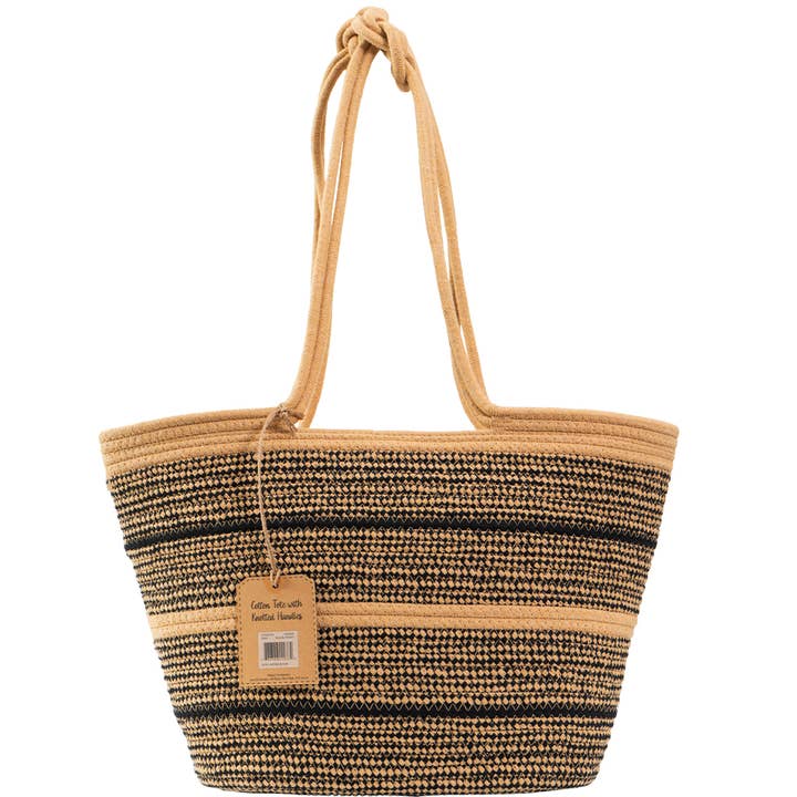 Magid – Großhandel Tragetasche – Damen – Magid Natürliche Baumwolle Geflochtene Knoten Schulter Geflochtene Tasche8