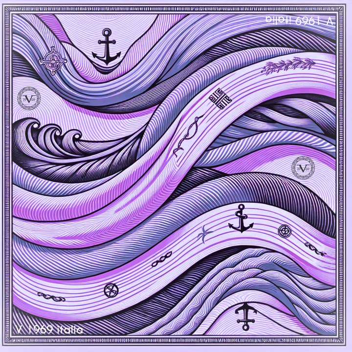 Italian Sea silk scarf for wholesale by ALBERTO CABALE
