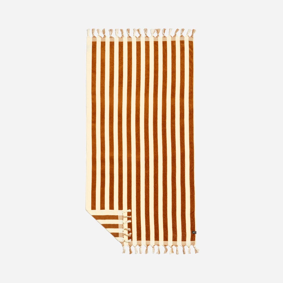 Slowtide - Wholesale Beach Towel - Cabana Fringe Premium Woven Towel - Brush