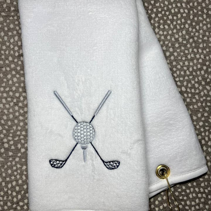 Golf Club Golf Towel for wholesale by Oh Happy Day Shoppe