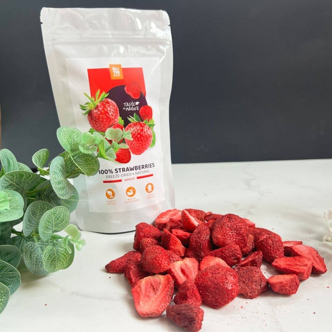 NutriBoom - Wholesale Dried/Dehydrated Fruit - Freeze Dried Strawberries: 17g and 35g packs6