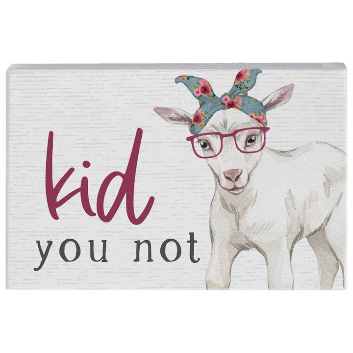 Kid You Not - Small Talk Rectangle for wholesale by Sincere Surroundings