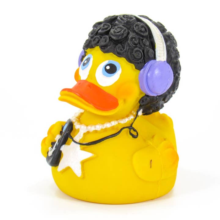 DJ Music Rubber Duck for wholesale by Ducks in the Window