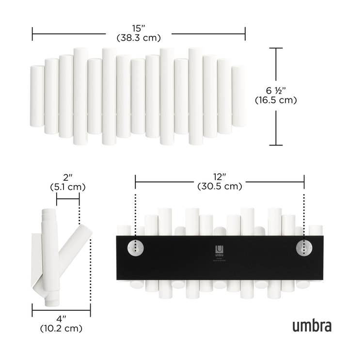 Umbra - Wholesale Wall Hook - Picket Wall-Mounted Coat Rack Rail Hook33