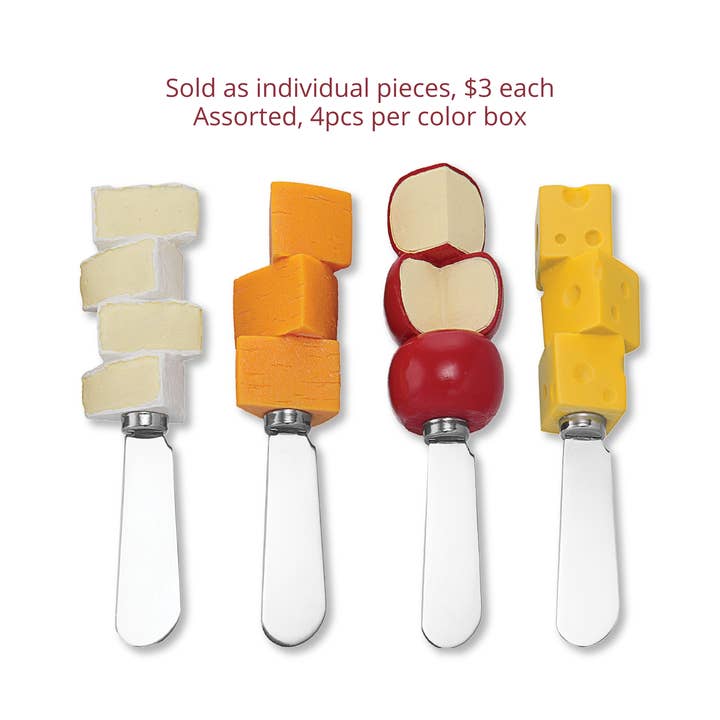 Say Cheese! Polyresin Cheese Spreader for wholesale by Supreme Housewares