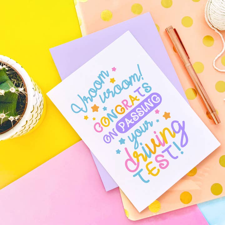 CoconuTacha - Wholesale Congratulations Card - Driving Test Greeting Card2