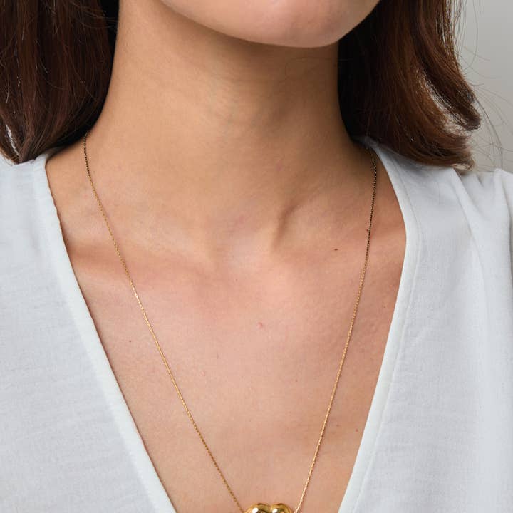 BYREN | ÉLINE L'ATELIER - Vente Colliers à pendentif - Collier en acier inoxydable 224AQ440