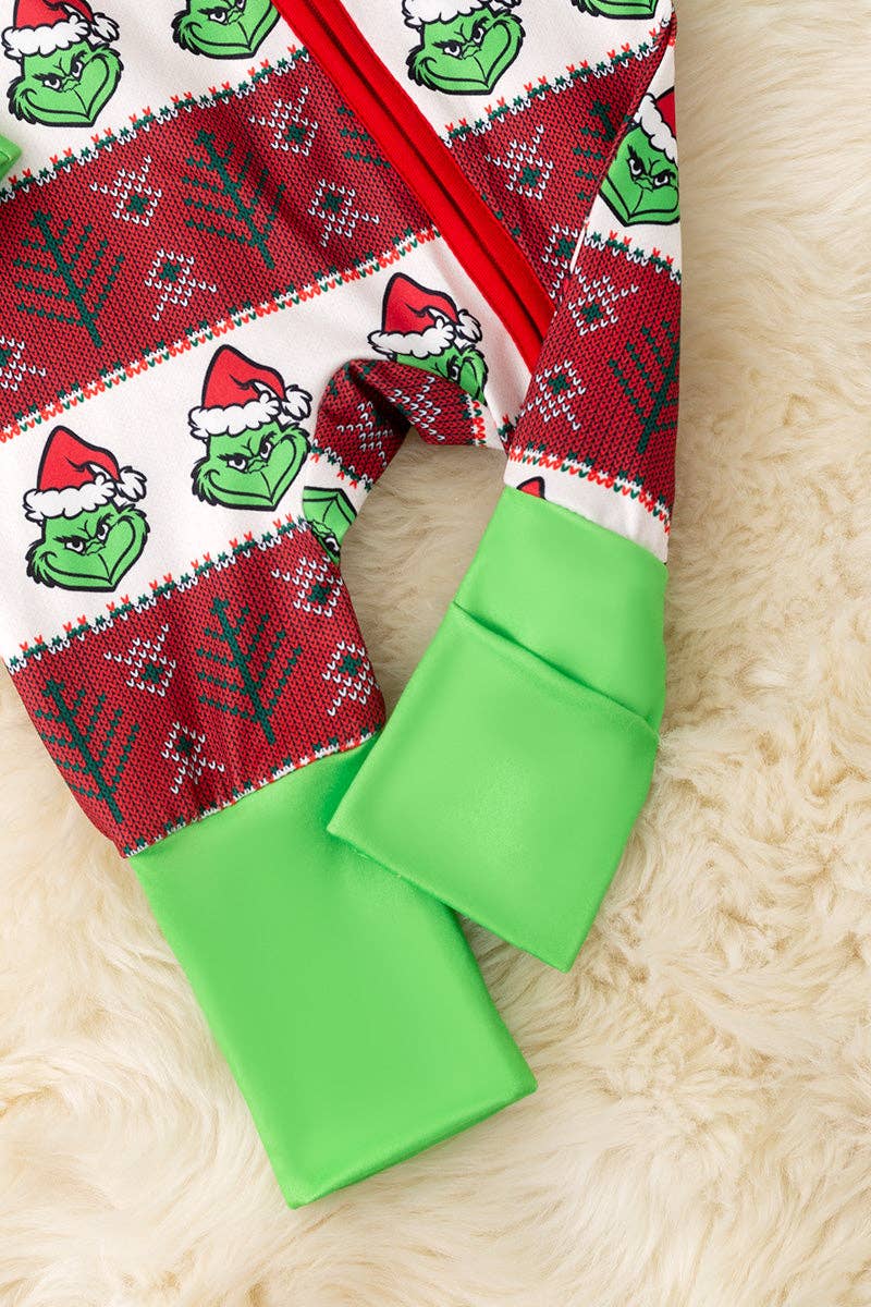 Kids Charm Online - Vente Barboteuse – bébé - Body bébé unisexe imprimé avec personnage de Noël. RPG55651 J2