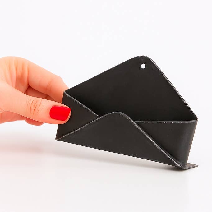 Factory Direct Craft – wholesale Basket –  Metal Envelope Business Card Holder - Select Color3