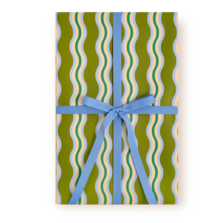 Seaweed Wrapping Paper - Roll of 3 Sheets  for wholesale by Muchachi
