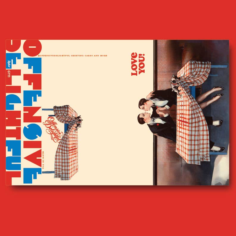 offensivedelightful - Wholesale Love Card - LOVE YOU! gay, queer, lgbtq, lesbian, love1