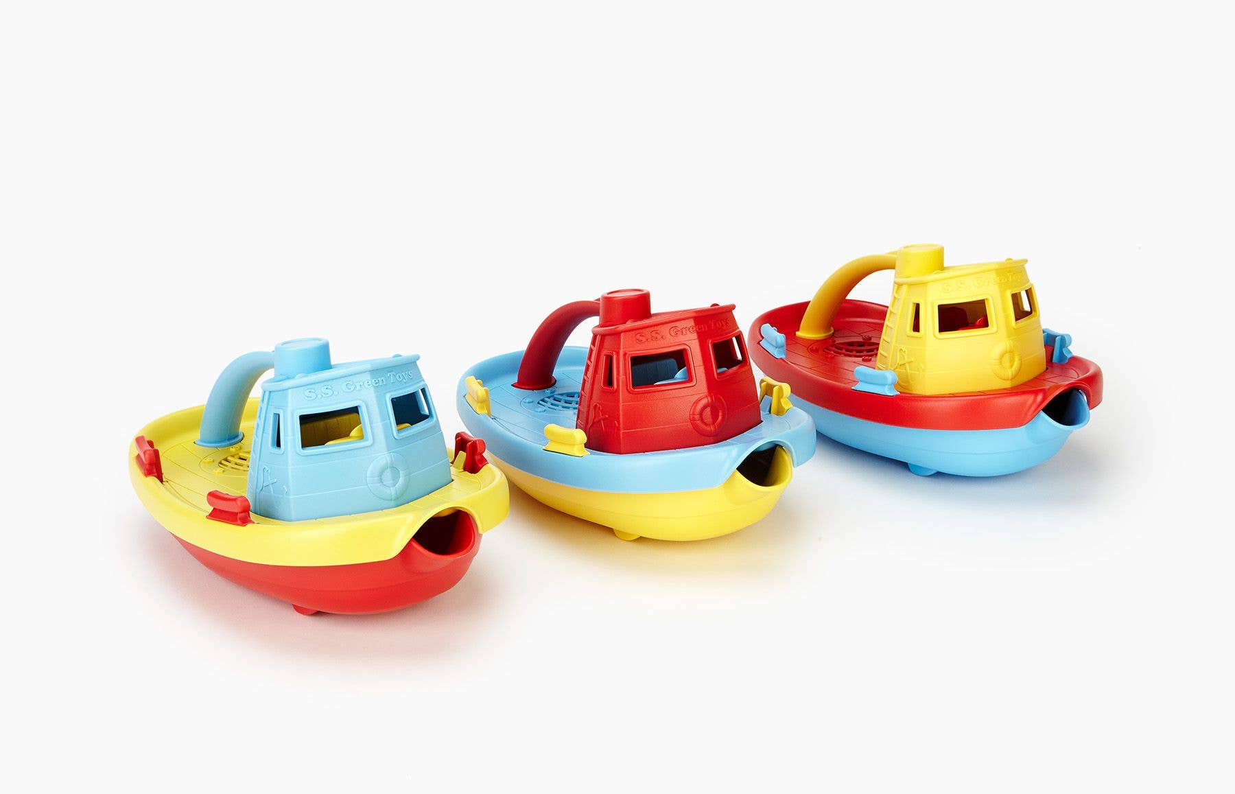 Green Toys - Wholesale Bath Toy - Baby - Tug Boat - Assortment