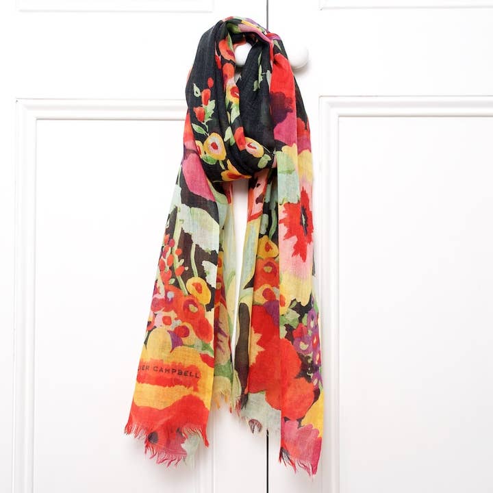 Secret Garden Wool Scarf for wholesale by COLLIER CAMPBELL