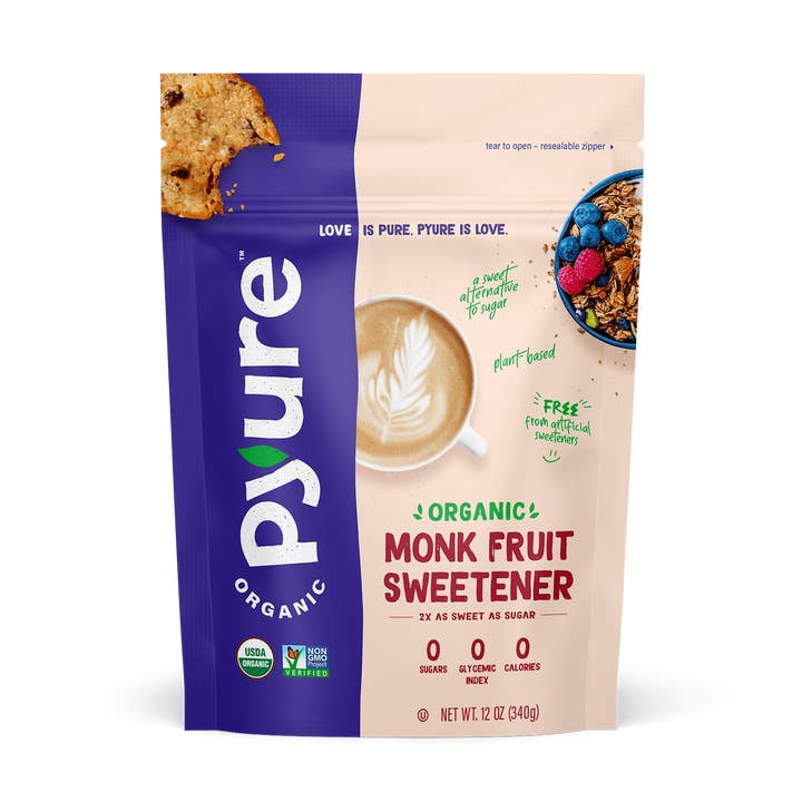 Édulcorant biologique au fruit du moine pour la vente par Pyure Organic