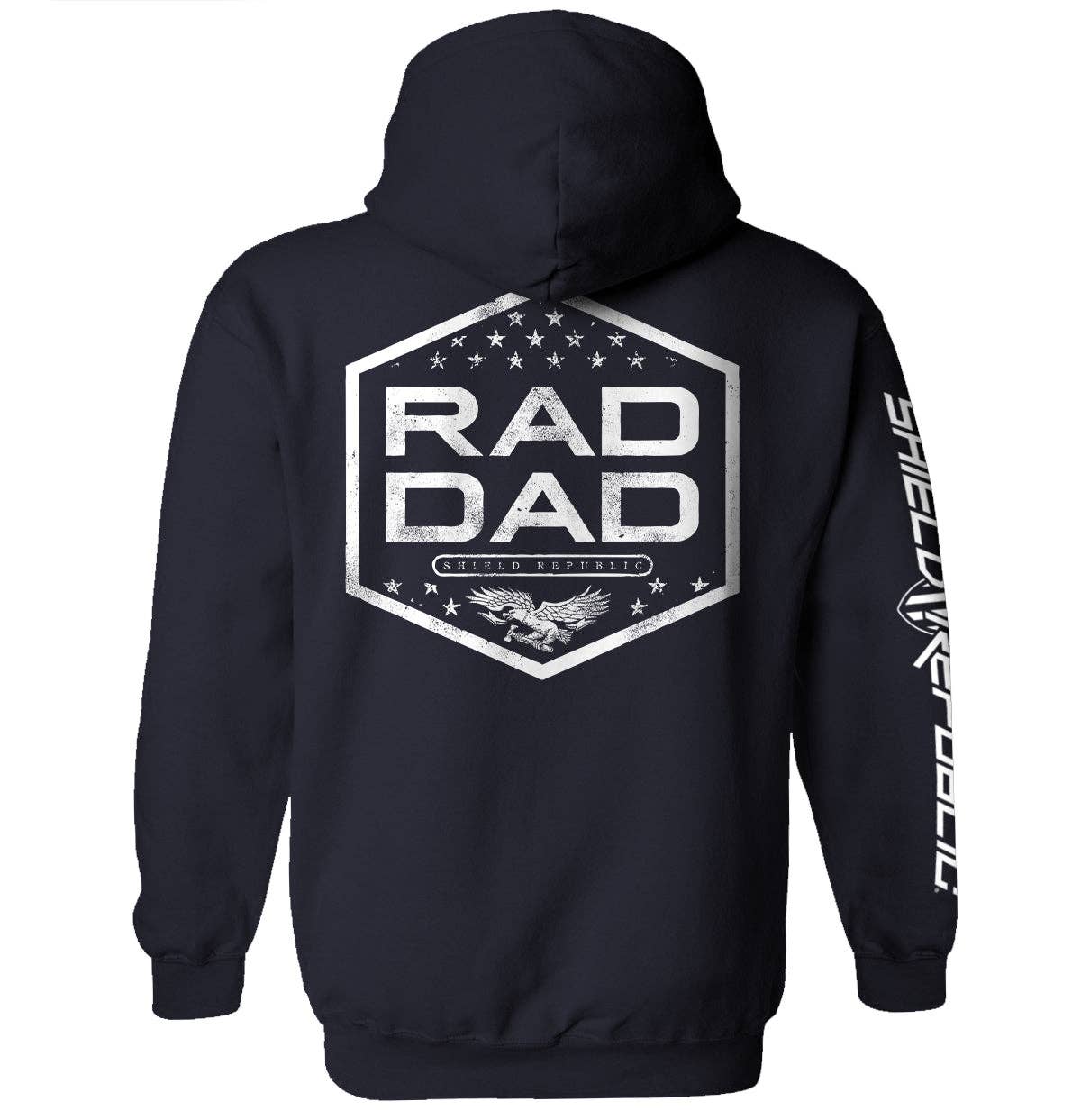 Shield Republic - Wholesale Hoodie - Men's - Rad Dad (Eagle and Stars)1