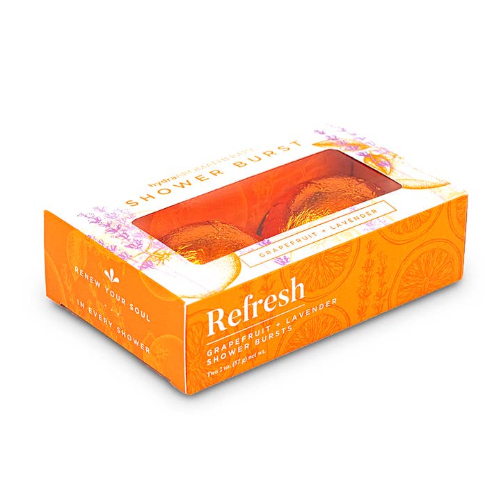 Coffret Cadeau Duo Shower Burst® en Rafraîchissant pour la vente par hydra