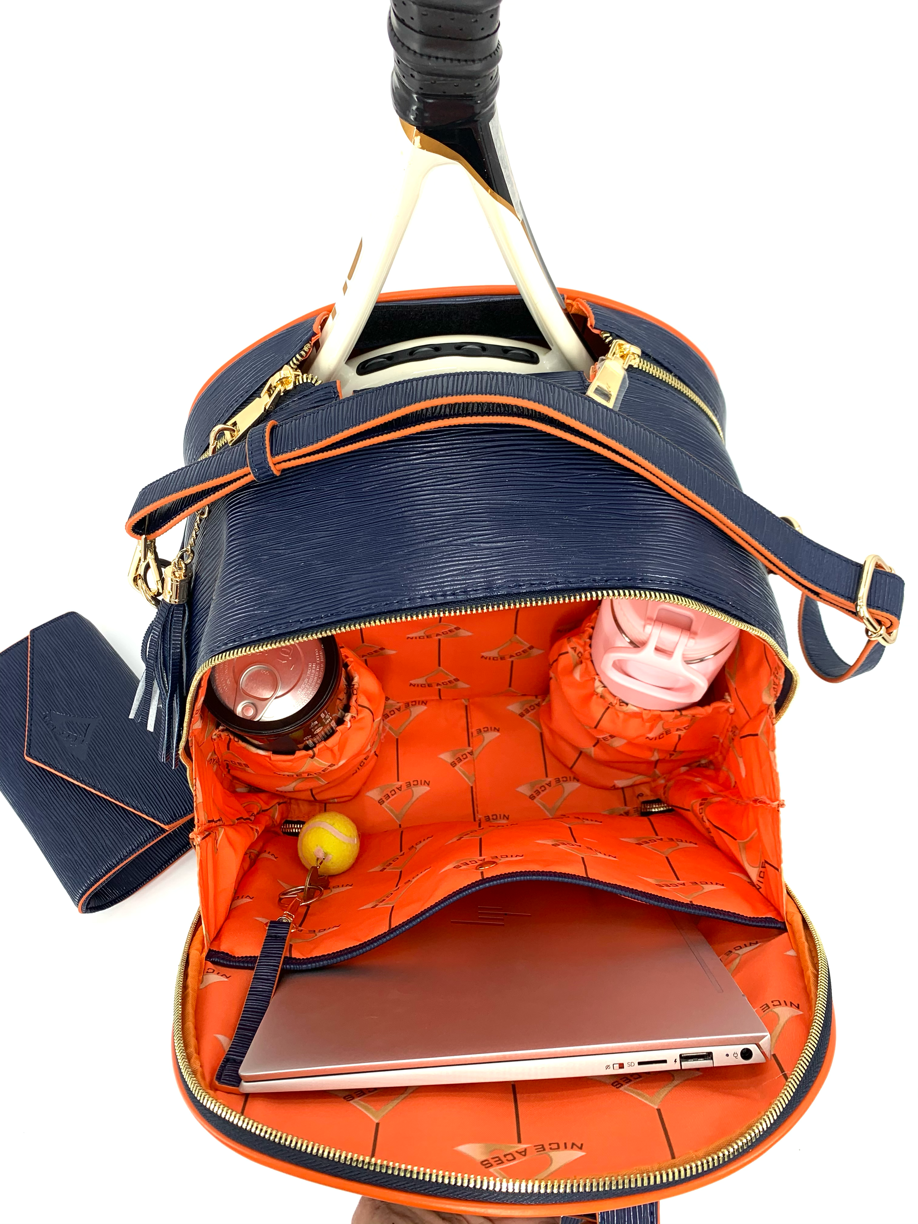 NiceAces - Wholesale Backpack - Women's - Hana Tennis and Pickleball Backpack Blue by NiceAces2