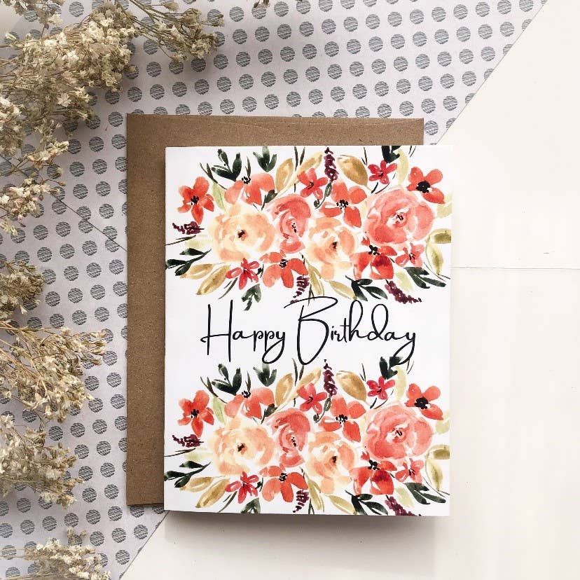 Amy Rae Maker - Vente Cartes d'anniversaire - Bouquet d'anniversaire