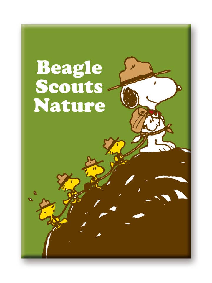 Peanuts Beagle Scouts - Nature Flat Magnet (2.5" x 3.5") for wholesale by Great Stuff Novelties (GSN) by NMR Brands