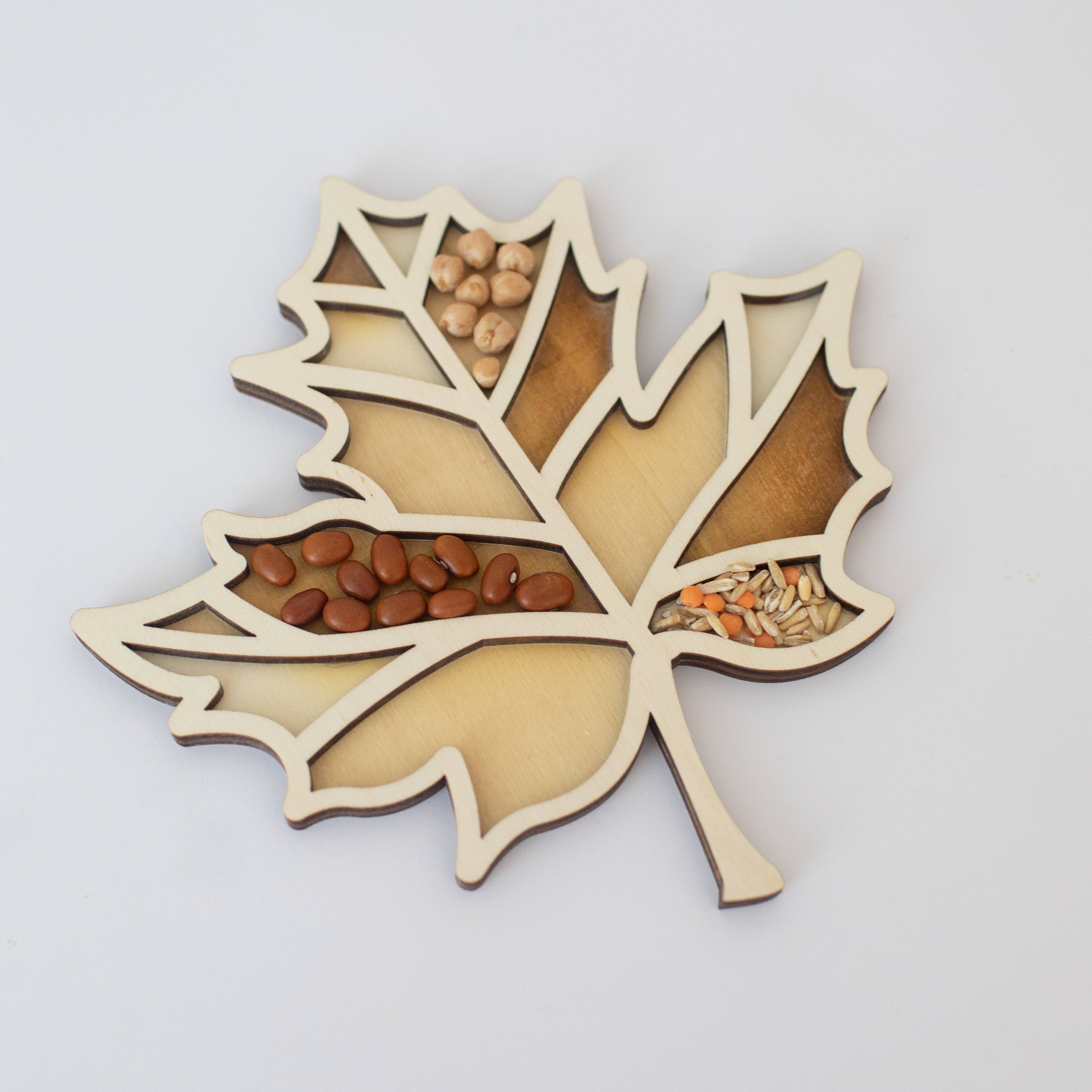 Studio de Rijk - Wholesale Wood Toy - Kids - Play tray - Autumn leaf0