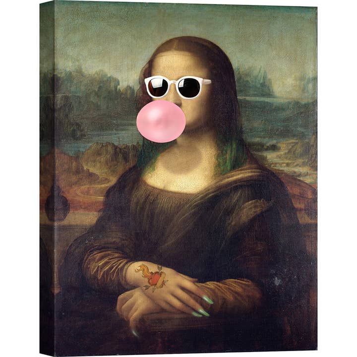 Quadro moderno pop art: Spencer, Leisure Time, Monna Lisa per la vendita all'ingrosso da parte di Selected Artworks Italia