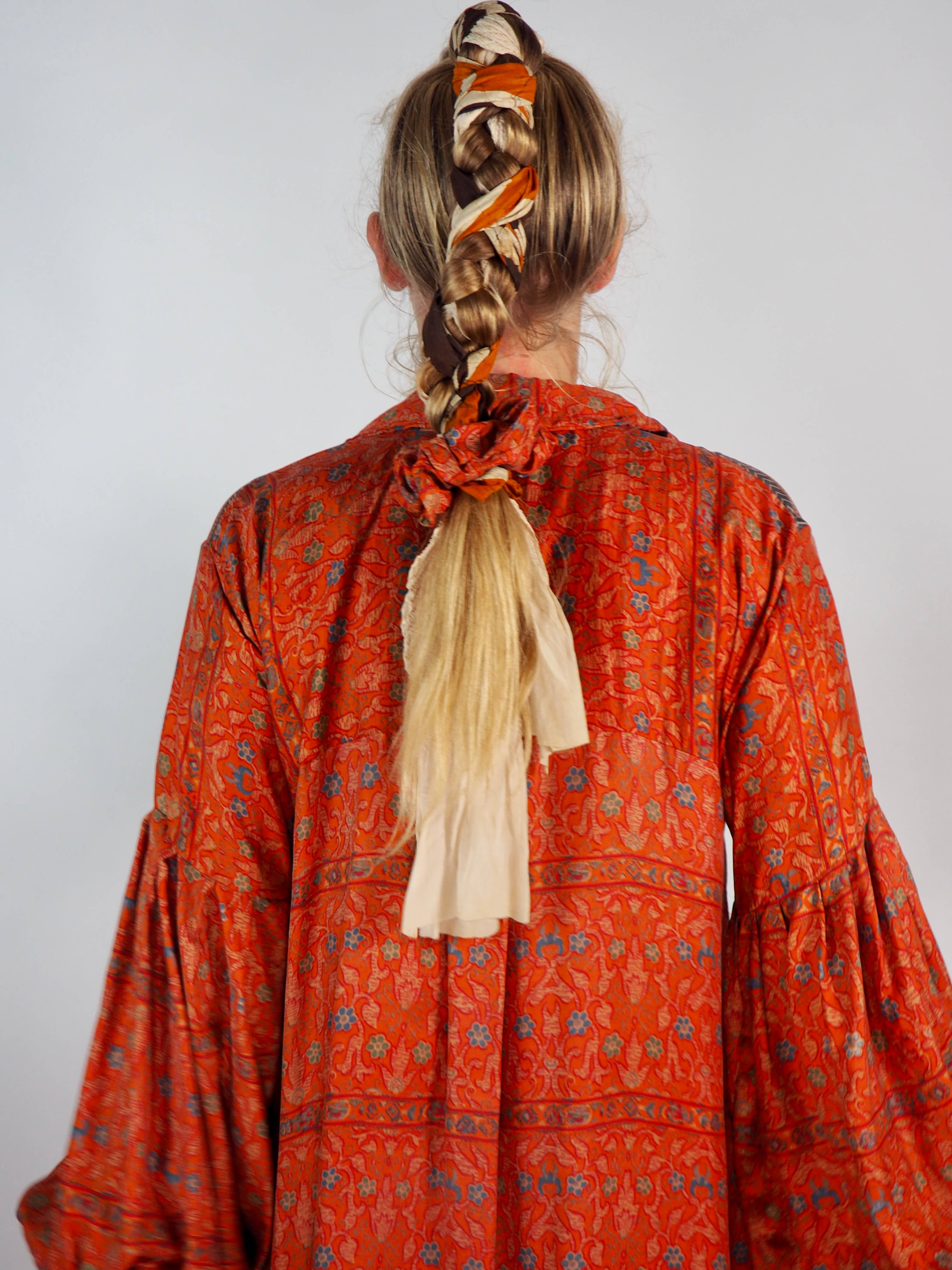 Vagabond Ibiza - Wholesale Dress - Women's - The Lenya Dress– Up-cycled Vintage Sari Dress 53