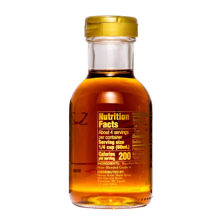 Skinny Sticks' Maple Syrup - Wholesale Maple Syrup - Bourbon Barrel Aged Maple Syrup3
