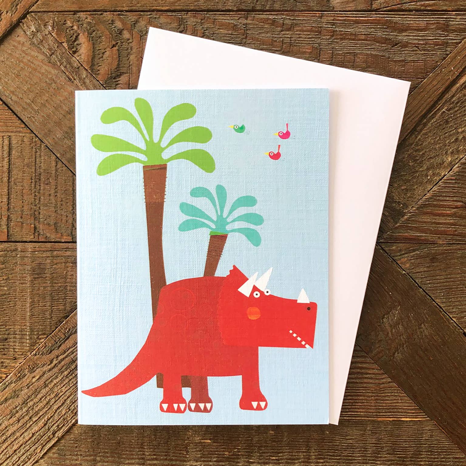 Kali Stileman Publishing – Engroshandel Hverdagshilsen kort – WTW45 Mini Dinosaur lykønskningskort2