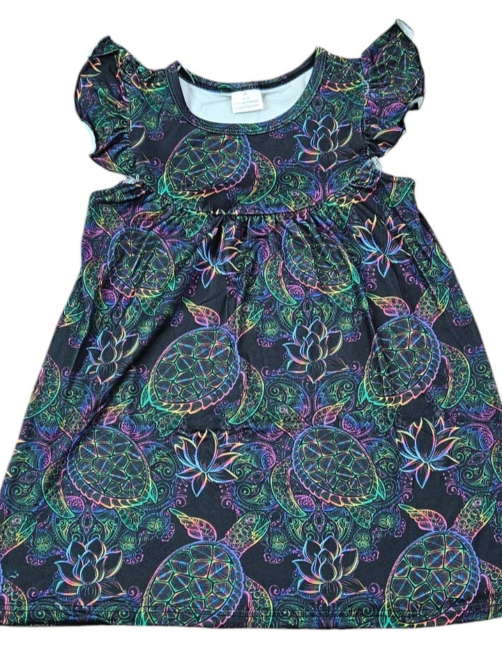 Neon Turtle Oops Milk Silk Flutter for wholesale by Great Lakes Kids Apparel