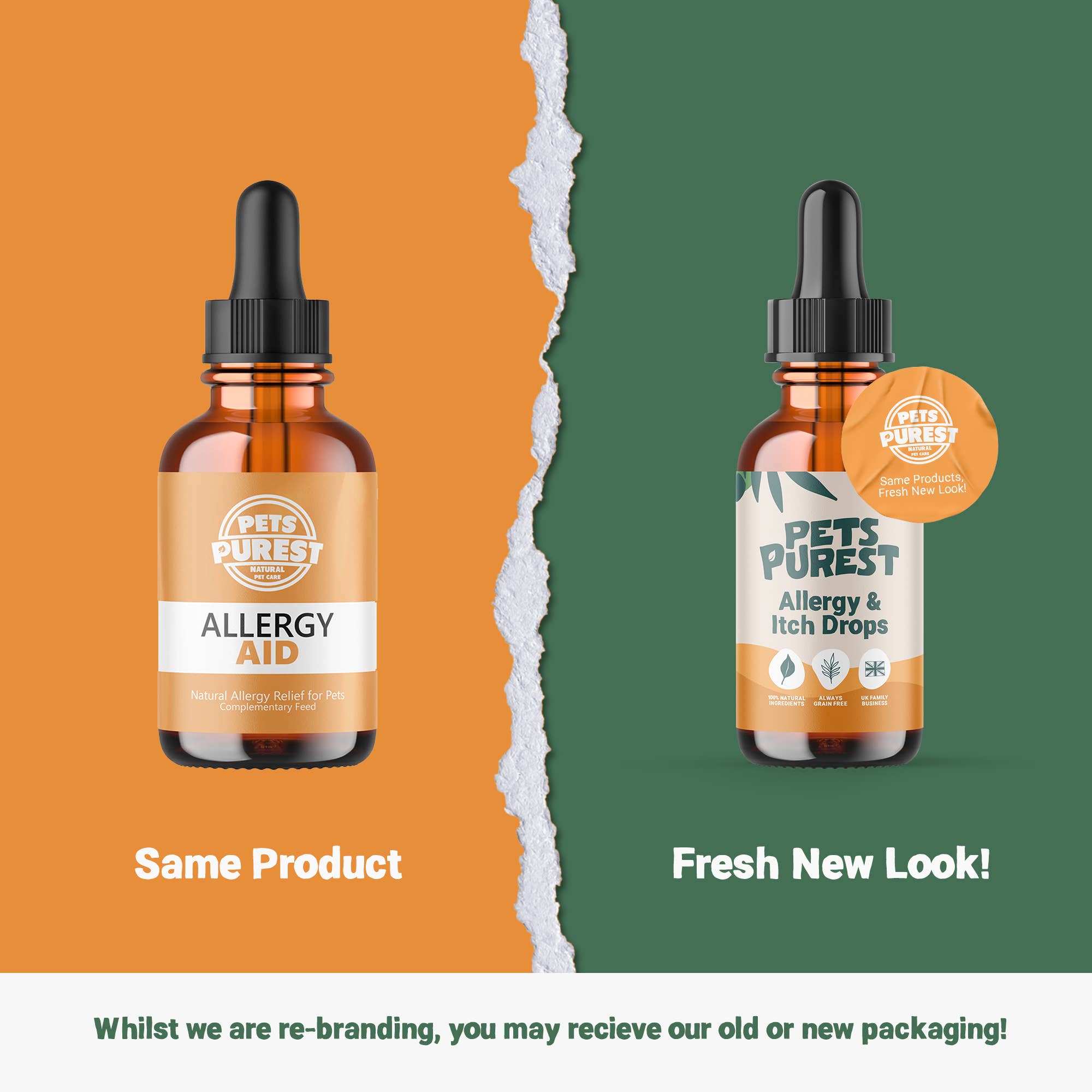 Pets Purest – wholesale Pet supplement – Cat/dog – Pets Purest Allergy Relief Aid for Dog, Cat & Pet 50ml - 1001