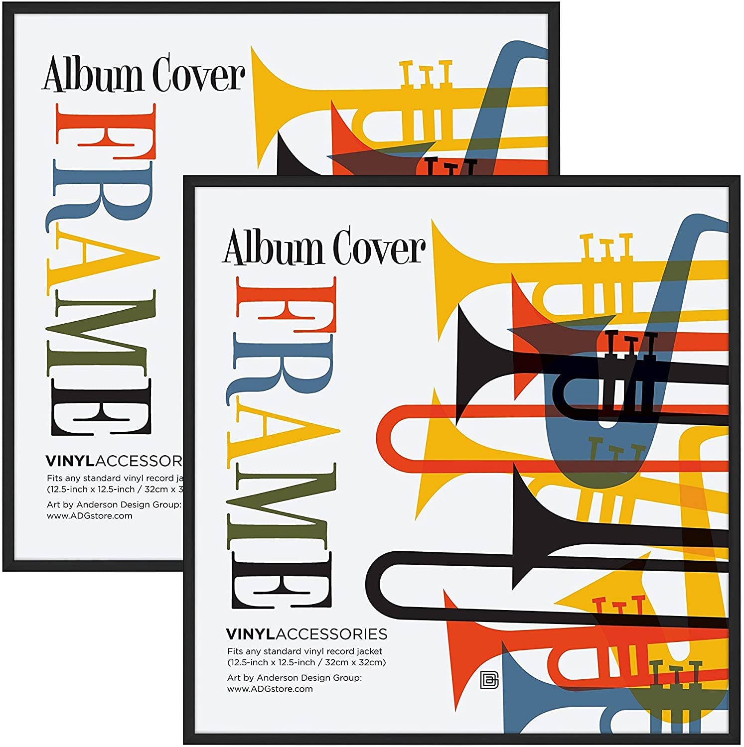 Black Americanflat Aluminum Album Frame for wholesale on Faire3