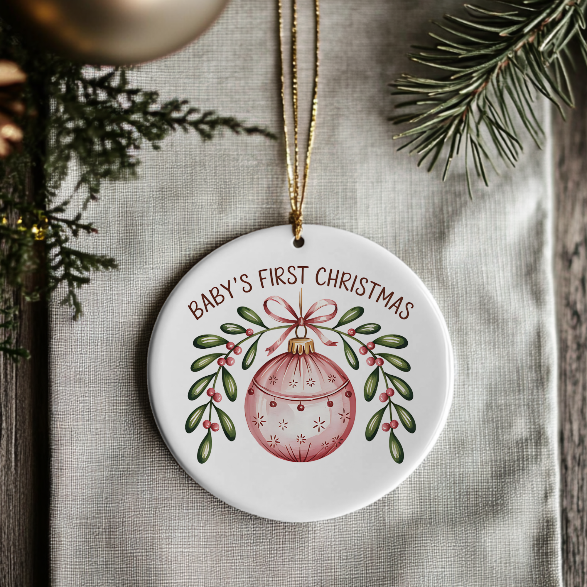 Fernville Creations - Wholesale Ornament - Baby’s First Christmas Ornament, Keepsake Gift for New Baby4