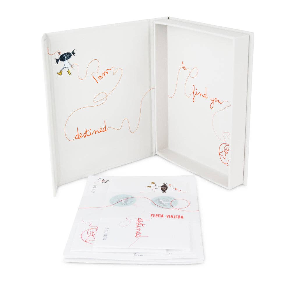 Pepita Viajera – wholesale Presentbox – Röda trådens legend specialutgåva på engelska0
